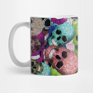 Colorful Multi-Skulls Mug